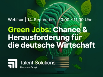Webinar - Talent Solutions: Green Jobs - 14.9.2023